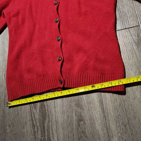 Brandy Melville Amalie red wool button up cardigan - Picture 12 of 14